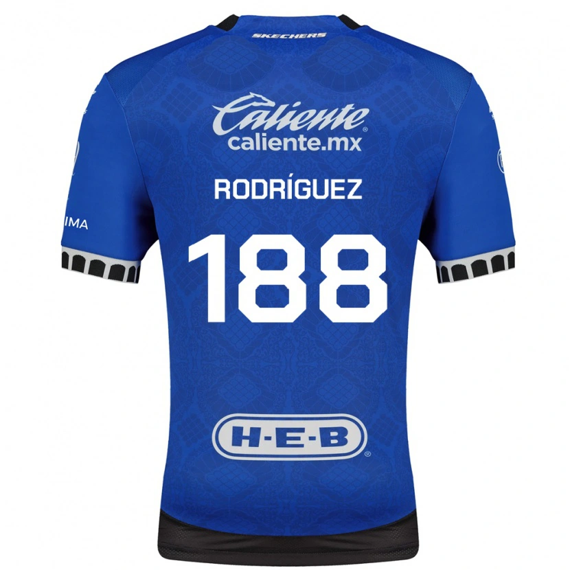 Danxen Mænd Darío Rodríguez #188 Kongelig Blå Hvid Sort Udebane Spillertrøjer 2026/27 Trøje T-Shirt