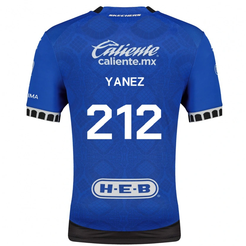 Danxen Mænd Sebastián Yánez #212 Kongelig Blå Hvid Sort Udebane Spillertrøjer 2026/27 Trøje T-Shirt