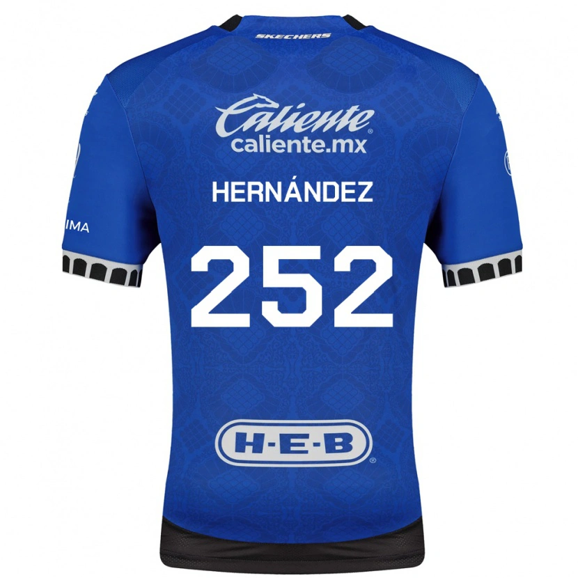 Danxen Mænd Emilio Hernández #252 Kongelig Blå Hvid Sort Udebane Spillertrøjer 2026/27 Trøje T-Shirt