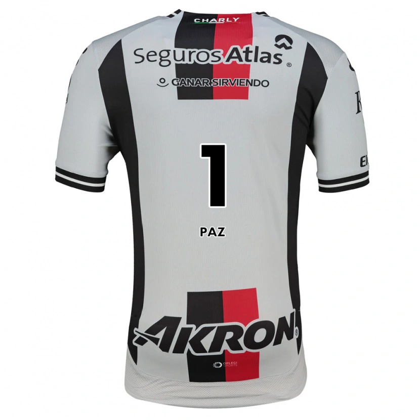 Danxen Mænd Ana Gabriela Paz #1 Hvid Rød Sort Udebane Spillertrøjer 2026/27 Trøje T-Shirt