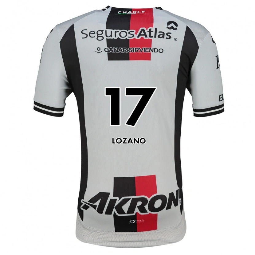 Danxen Mænd Rivaldo Lozano #17 Hvid Rød Sort Udebane Spillertrøjer 2026/27 Trøje T-Shirt