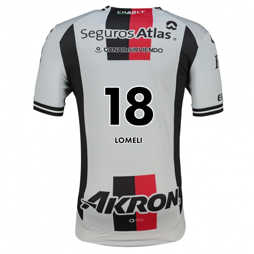 Danxen Mænd Alejandra Lomelí #18 Hvid Rød Sort Udebane Spillertrøjer 2026/27 Trøje T-Shirt