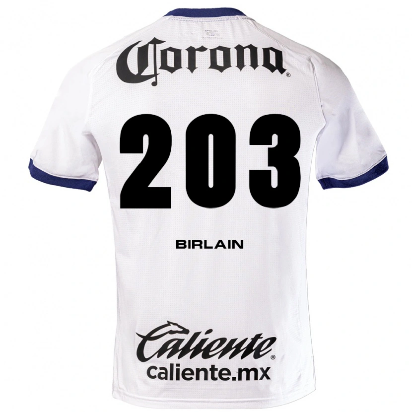 Danxen Mænd Luca Birlain #203 Hvid Blå Sort Udebane Spillertrøjer 2026/27 Trøje T-Shirt