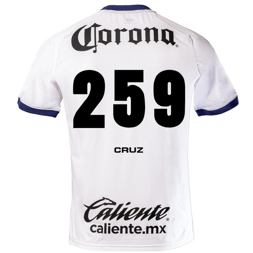 Danxen Mænd Eder Cruz #259 Hvid Blå Sort Udebane Spillertrøjer 2026/27 Trøje T-Shirt