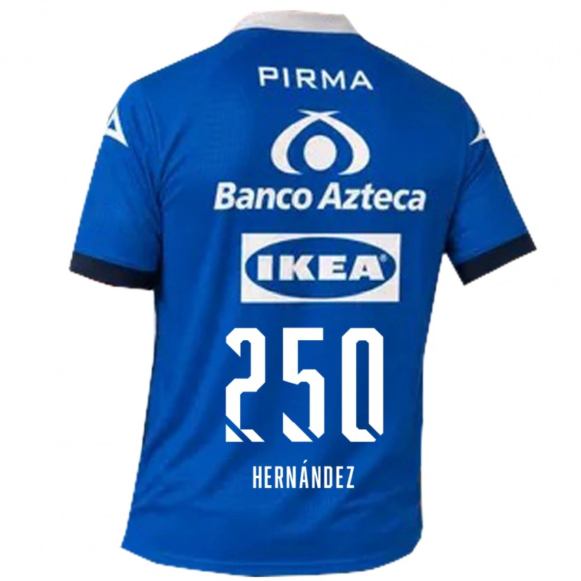 Danxen Mænd Arvin Hernández #250 Blå Hvid Udebane Spillertrøjer 2026/27 Trøje T-Shirt