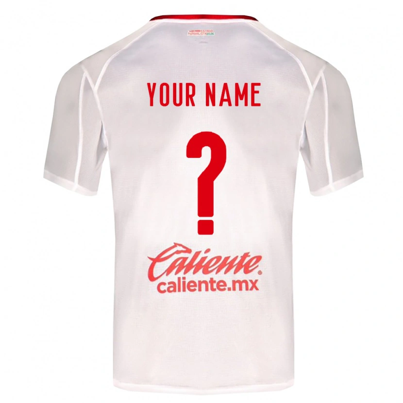 Danxen Mænd Dit Navn #0 Hvid Grøn Rød Udebane Spillertrøjer 2026/27 Trøje T-Shirt
