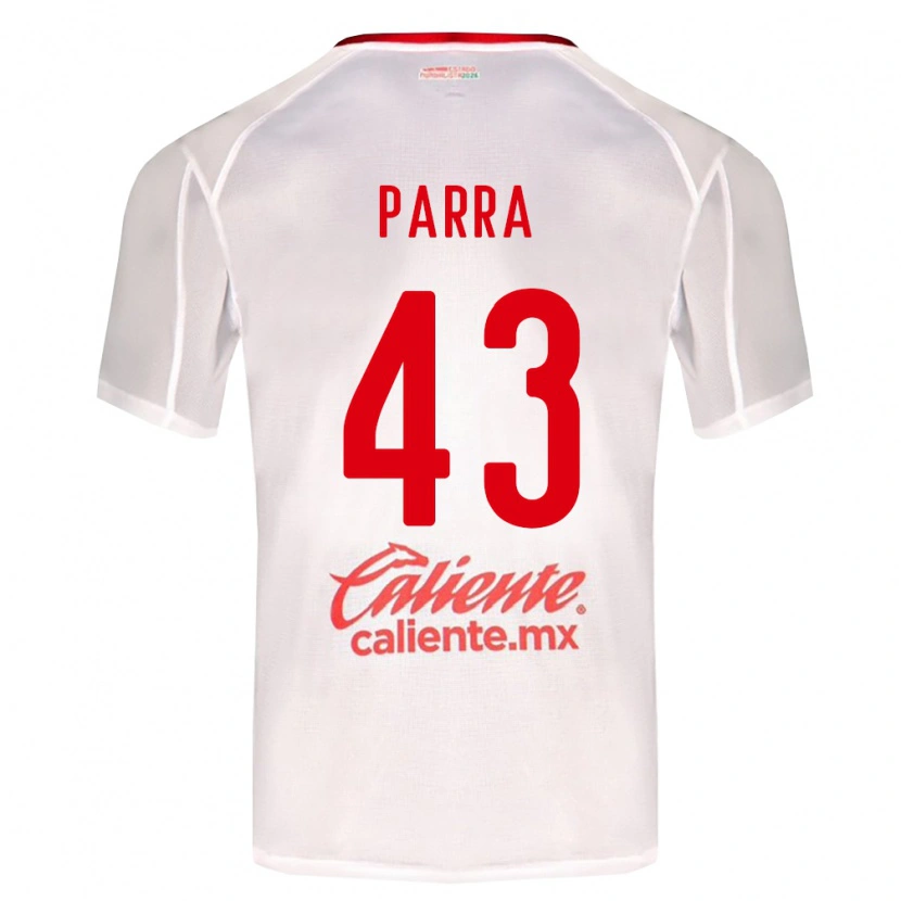 Danxen Mænd Rodrigo Parra #43 Hvid Grøn Rød Udebane Spillertrøjer 2026/27 Trøje T-Shirt