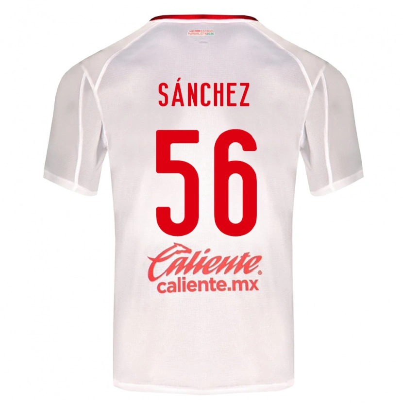 Danxen Mænd Benjamín Sánchez #56 Hvid Grøn Rød Udebane Spillertrøjer 2026/27 Trøje T-Shirt