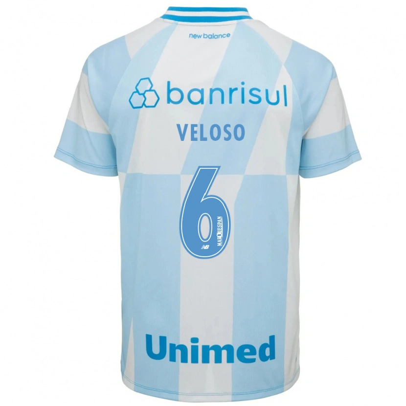 Danxen Mænd Guilherme Veloso #6 Lyseblå Hvid Udebane Spillertrøjer 2026/27 Trøje T-Shirt