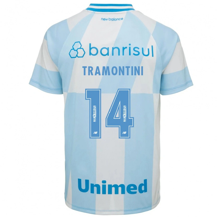 Danxen Mænd Bernardo Tramontini #14 Lyseblå Hvid Udebane Spillertrøjer 2026/27 Trøje T-Shirt