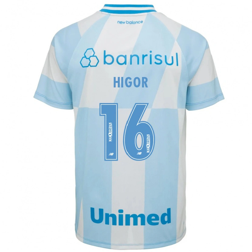 Danxen Mænd Higor Sousa E Silva #16 Lyseblå Hvid Udebane Spillertrøjer 2026/27 Trøje T-Shirt