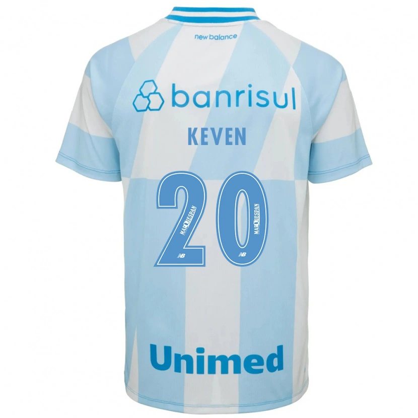 Danxen Mænd Gabriel Keven #20 Lyseblå Hvid Udebane Spillertrøjer 2026/27 Trøje T-Shirt