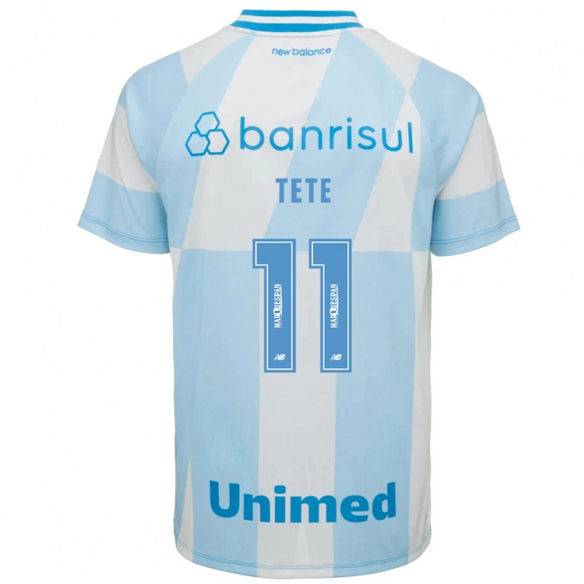 Danxen Mænd Tetê #11 Lyseblå Hvid Udebane Spillertrøjer 2026/27 Trøje T-Shirt