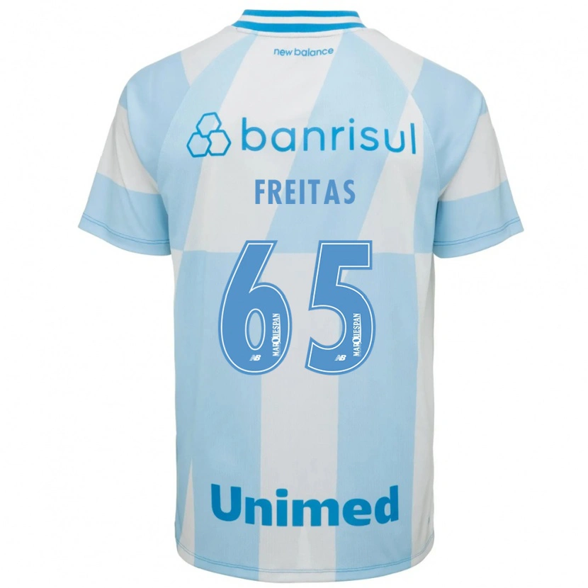 Danxen Mænd Riquelme Freitas Dos Santos #65 Lyseblå Hvid Udebane Spillertrøjer 2026/27 Trøje T-Shirt