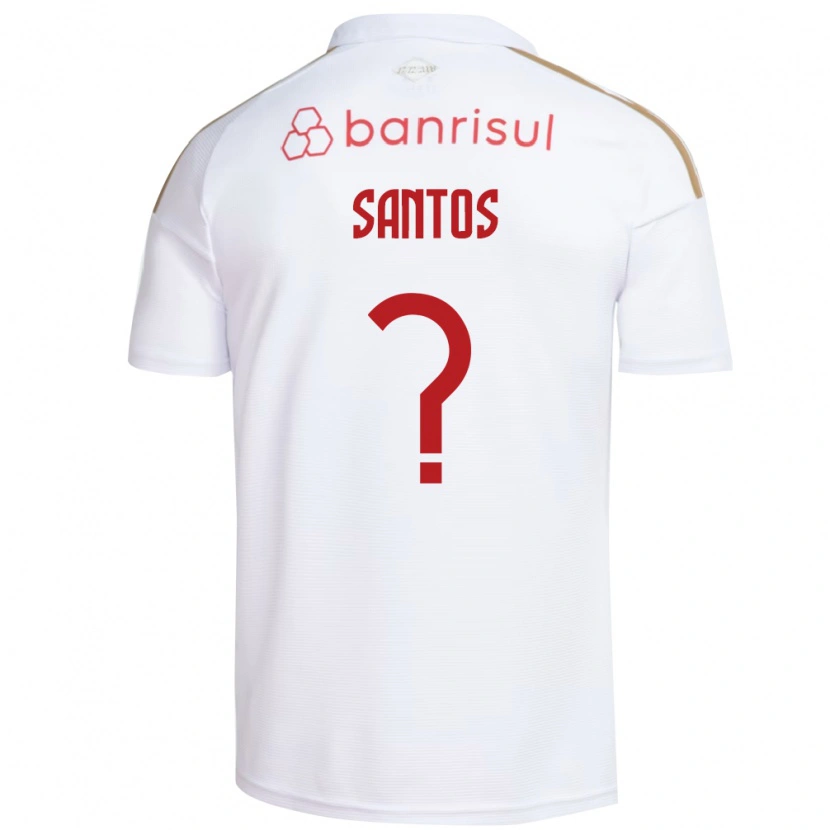 Danxen Mænd Matheus Santos #0 Hvid Rød Udebane Spillertrøjer 2026/27 Trøje T-Shirt