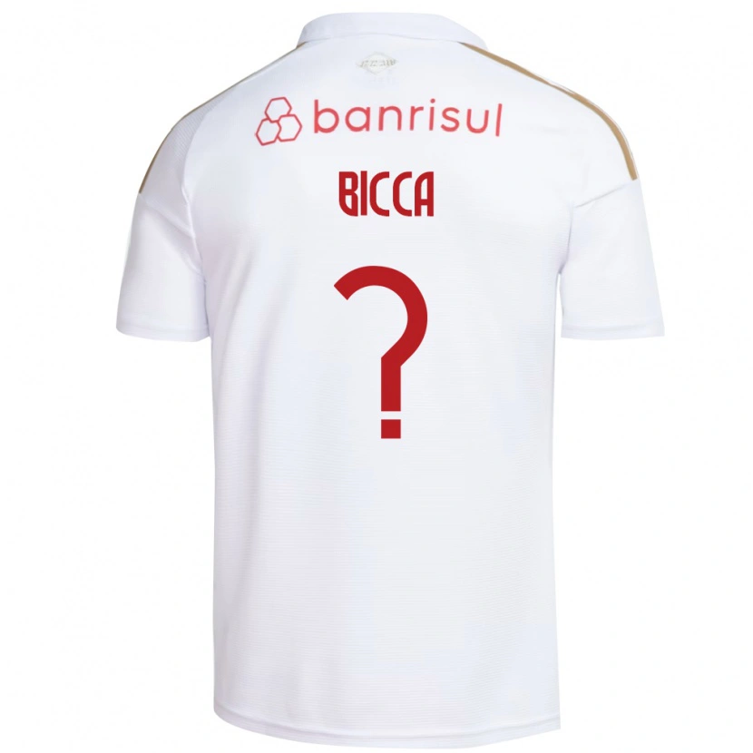 Danxen Mænd Leo Bicca #0 Hvid Rød Udebane Spillertrøjer 2026/27 Trøje T-Shirt
