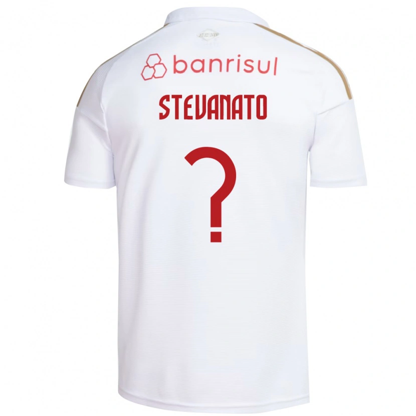 Danxen Mænd Eduardo Stevanato #0 Hvid Rød Udebane Spillertrøjer 2026/27 Trøje T-Shirt