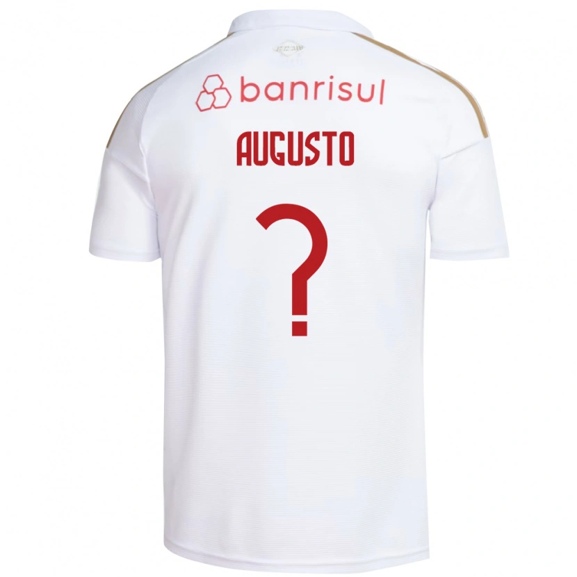 Danxen Mænd Vinicius Augusto #0 Hvid Rød Udebane Spillertrøjer 2026/27 Trøje T-Shirt
