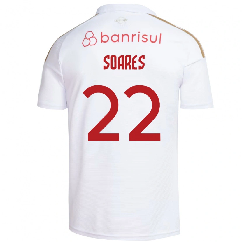 Danxen Mænd Guilherme Soares #22 Hvid Rød Udebane Spillertrøjer 2026/27 Trøje T-Shirt