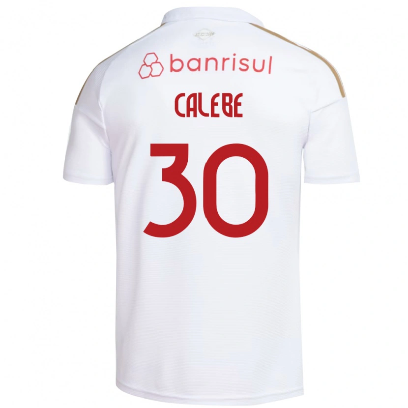 Danxen Mænd Calebe Goncalves Ferreira Da Silva #30 Hvid Rød Udebane Spillertrøjer 2026/27 Trøje T-Shirt