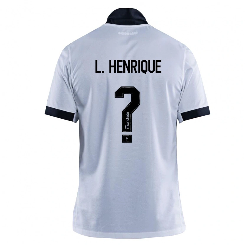 Danxen Mænd Luiz Peu #0 Sort Hvid Udebane Spillertrøjer 2026/27 Trøje T-Shirt
