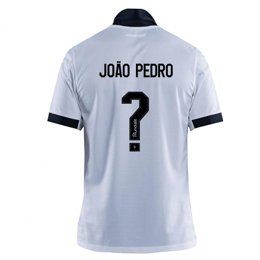 Danxen Mænd João Mathias #0 Sort Hvid Udebane Spillertrøjer 2026/27 Trøje T-Shirt
