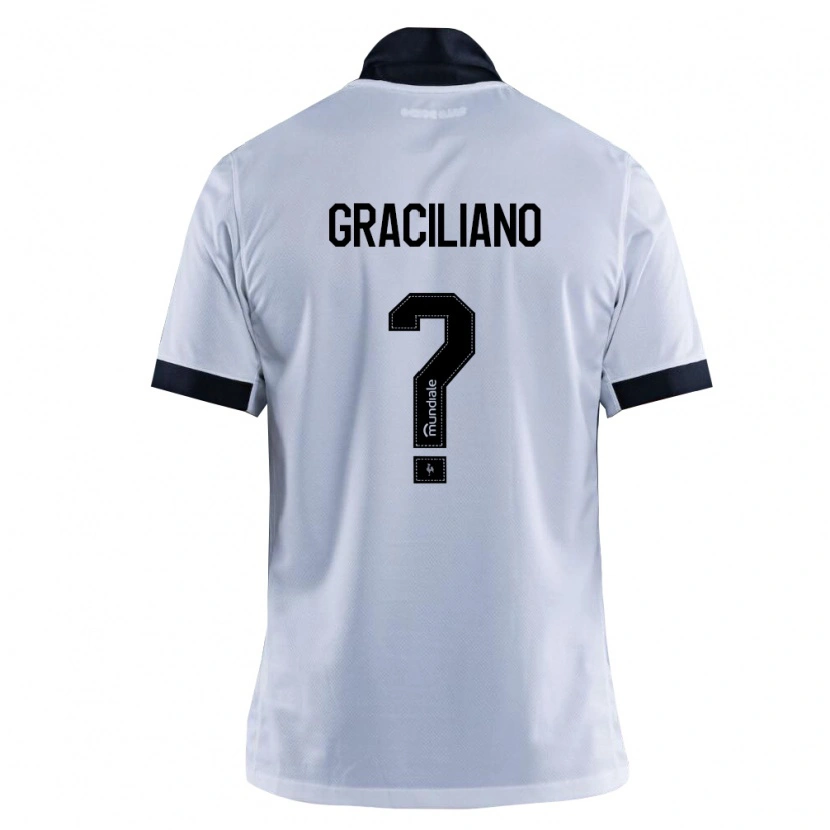 Danxen Mænd Arthur Graciliano #0 Sort Hvid Udebane Spillertrøjer 2026/27 Trøje T-Shirt