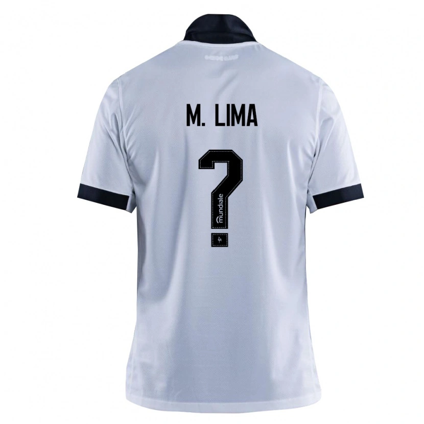 Danxen Mænd Matheus Lima #0 Sort Hvid Udebane Spillertrøjer 2026/27 Trøje T-Shirt