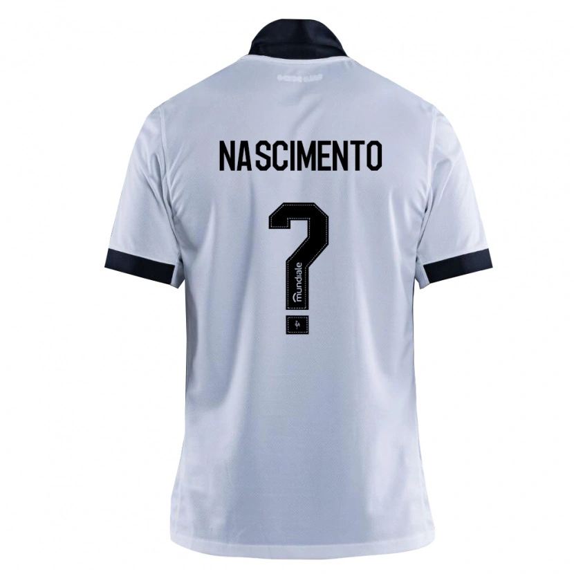 Danxen Mænd Ruan Nascimento #0 Sort Hvid Udebane Spillertrøjer 2026/27 Trøje T-Shirt