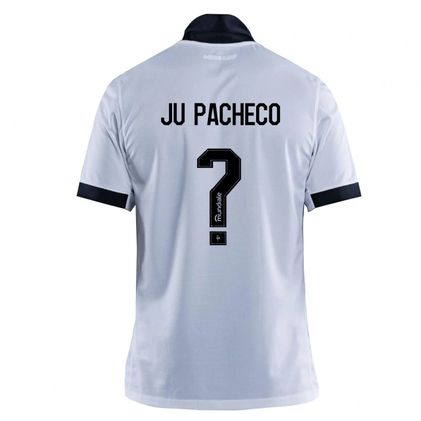 Danxen Mænd Ju Pacheco #0 Sort Hvid Udebane Spillertrøjer 2026/27 Trøje T-Shirt