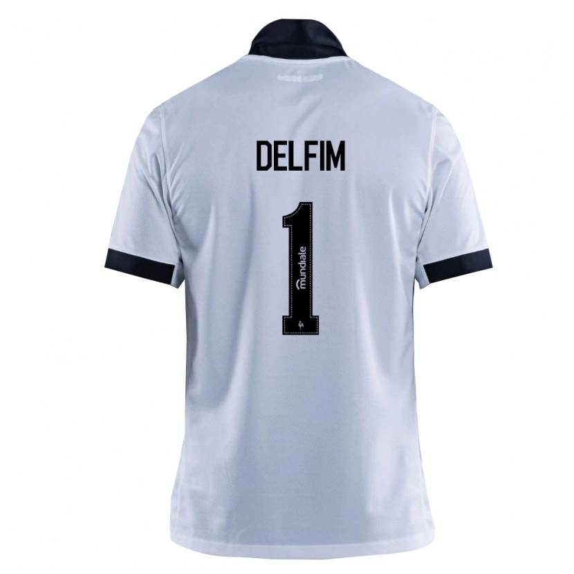 Danxen Mænd Gabriel Delfim #1 Sort Hvid Udebane Spillertrøjer 2026/27 Trøje T-Shirt