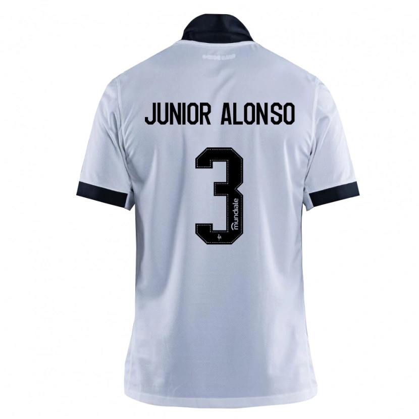 Danxen Mænd Junior Alonso #3 Sort Hvid Udebane Spillertrøjer 2026/27 Trøje T-Shirt