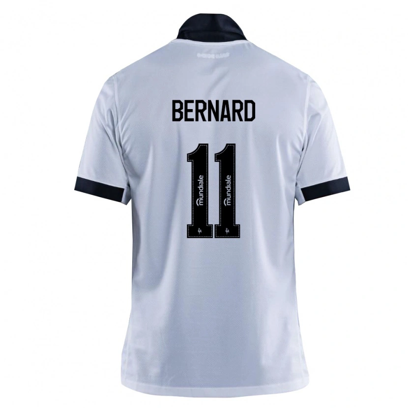 Danxen Mænd Bernard Anício Caldeira Duarte #11 Sort Hvid Udebane Spillertrøjer 2026/27 Trøje T-Shirt