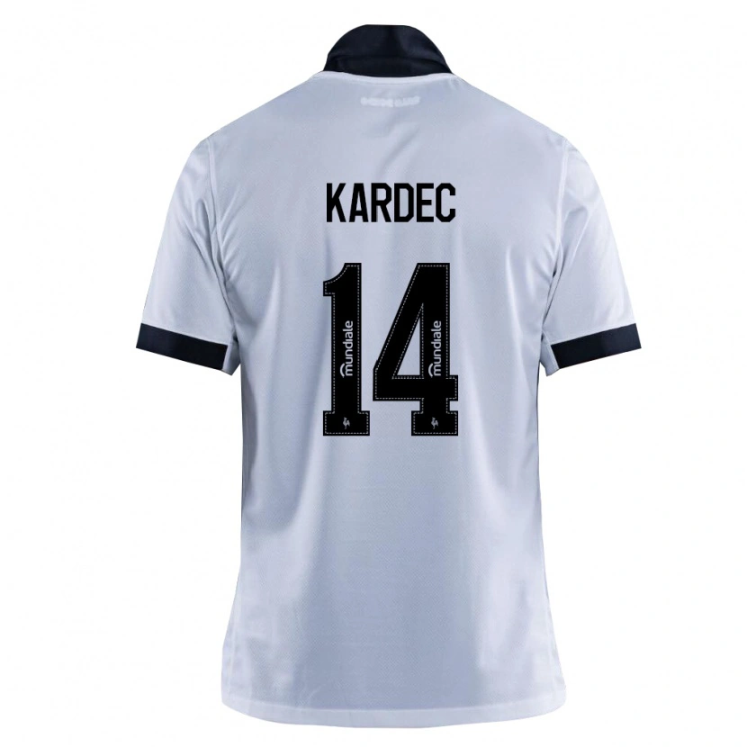 Danxen Mænd Alan Kardec #14 Sort Hvid Udebane Spillertrøjer 2026/27 Trøje T-Shirt