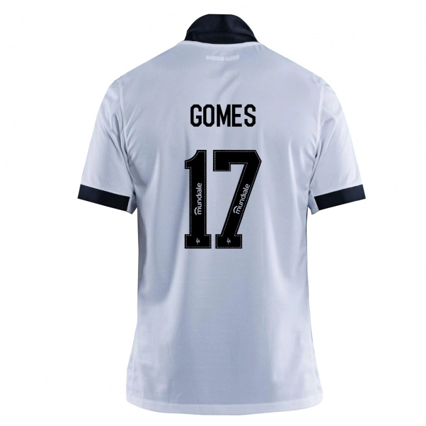 Danxen Mænd Igor Gomes #17 Sort Hvid Udebane Spillertrøjer 2026/27 Trøje T-Shirt