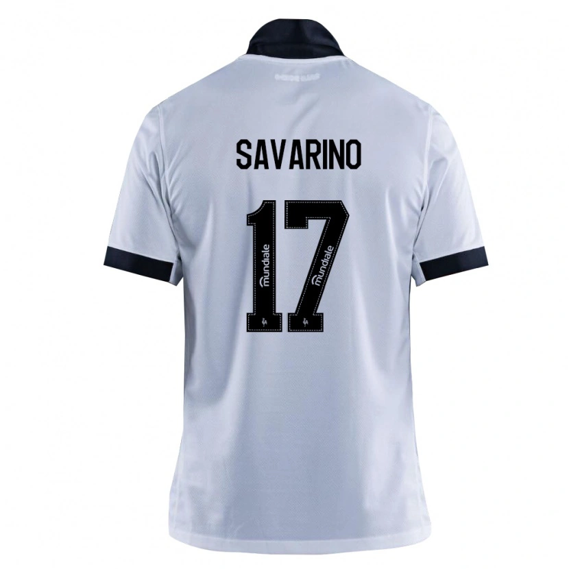 Danxen Mænd Jefferson Savarino #17 Sort Hvid Udebane Spillertrøjer 2026/27 Trøje T-Shirt