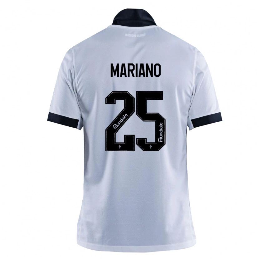 Danxen Mænd Mariano #25 Sort Hvid Udebane Spillertrøjer 2026/27 Trøje T-Shirt