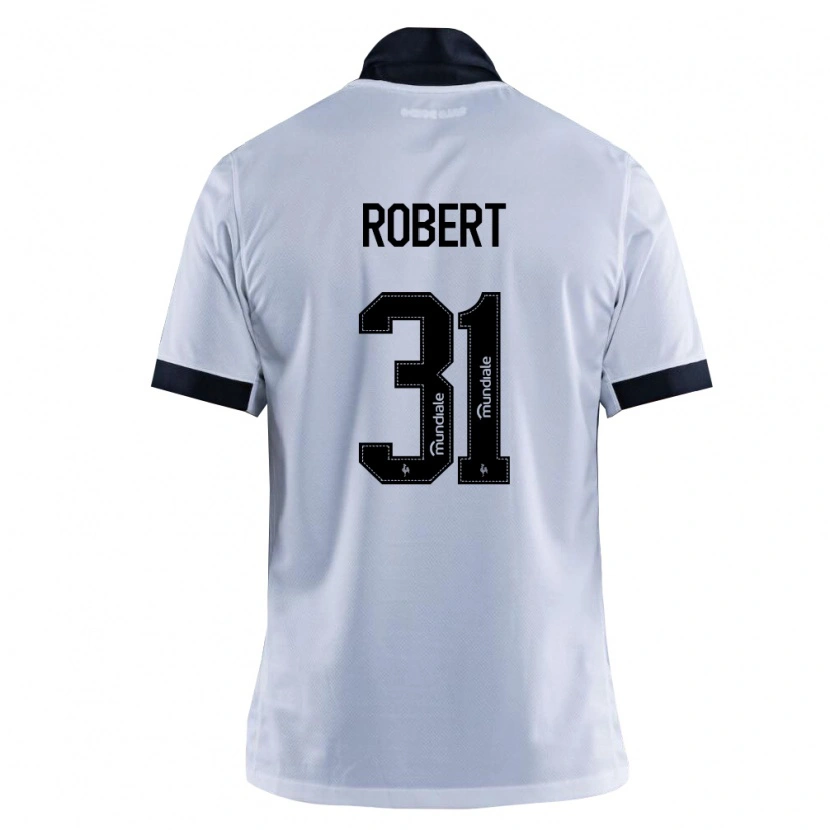 Danxen Mænd Robert Pinto Alves Assunção #31 Sort Hvid Udebane Spillertrøjer 2026/27 Trøje T-Shirt