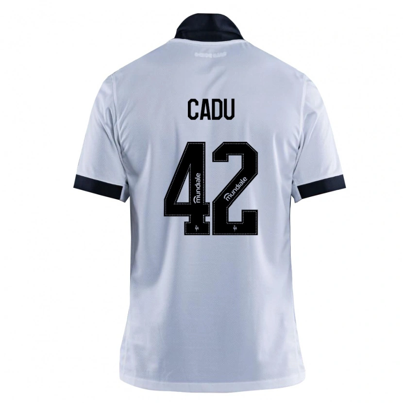 Danxen Mænd Cadu #42 Sort Hvid Udebane Spillertrøjer 2026/27 Trøje T-Shirt