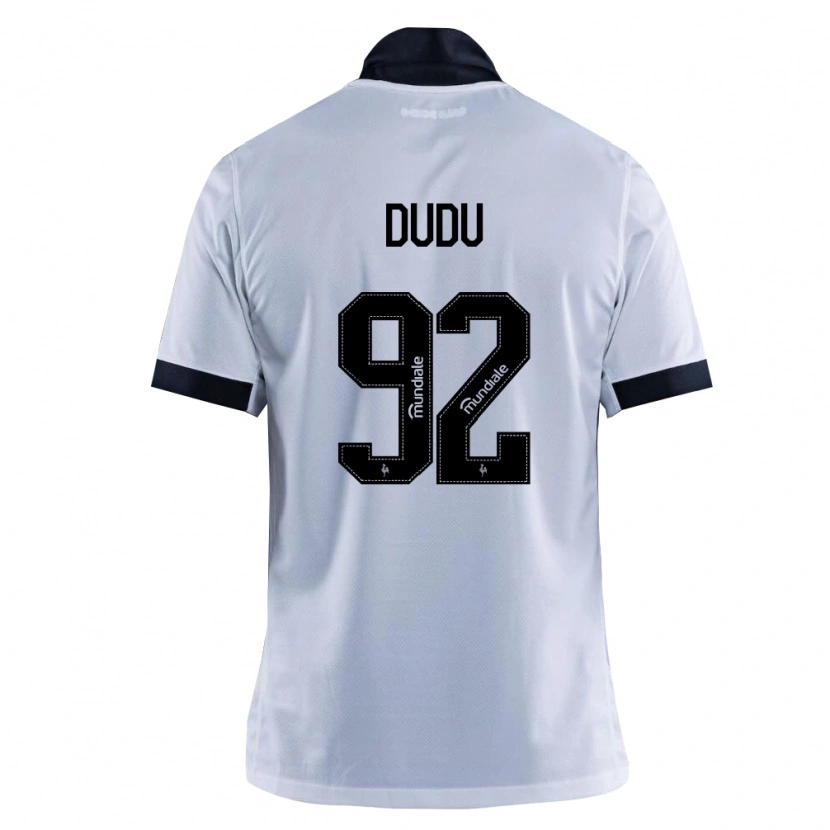 Danxen Mænd Dudu #92 Sort Hvid Udebane Spillertrøjer 2026/27 Trøje T-Shirt