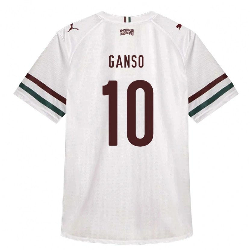 Danxen Mænd Ganso #10 Hvid Grøn Vinrød Udebane Spillertrøjer 2026/27 Trøje T-Shirt