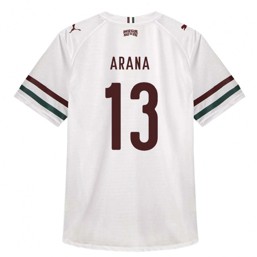 Danxen Mænd Guilherme Arana #13 Hvid Grøn Vinrød Udebane Spillertrøjer 2026/27 Trøje T-Shirt