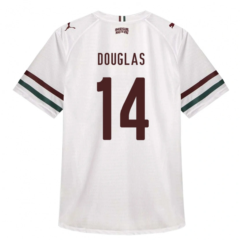 Danxen Mænd Caio Douglas #14 Hvid Grøn Vinrød Udebane Spillertrøjer 2026/27 Trøje T-Shirt