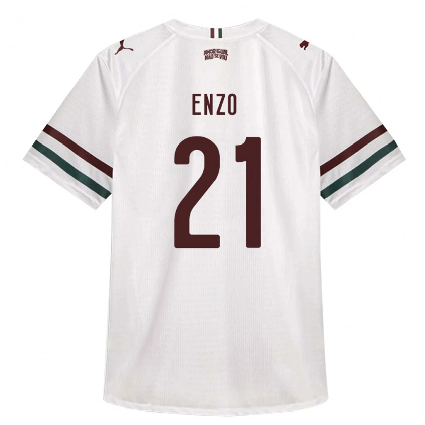 Danxen Mænd Enzo Munerato Sene #21 Hvid Grøn Vinrød Udebane Spillertrøjer 2026/27 Trøje T-Shirt