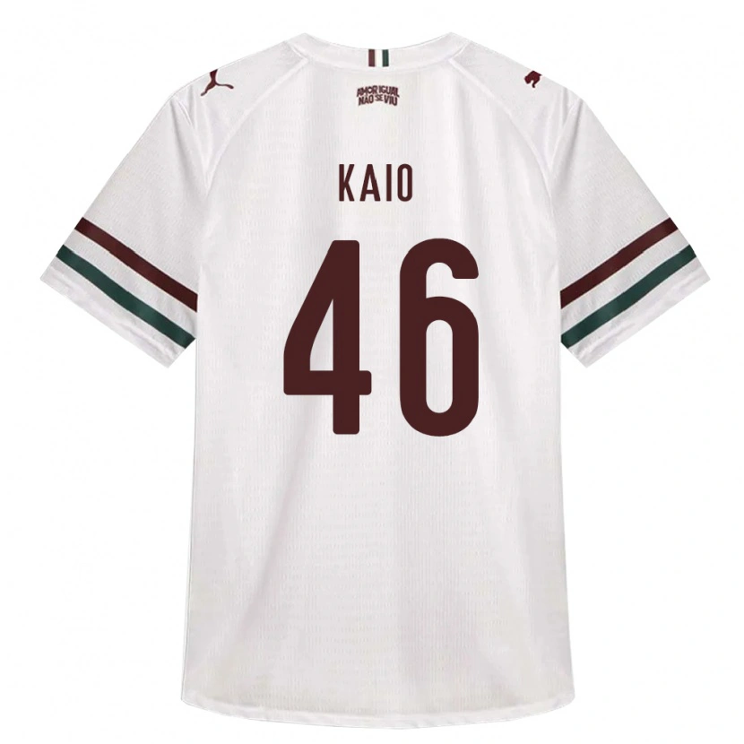 Danxen Mænd Kaio Borges Correa #46 Hvid Grøn Vinrød Udebane Spillertrøjer 2026/27 Trøje T-Shirt