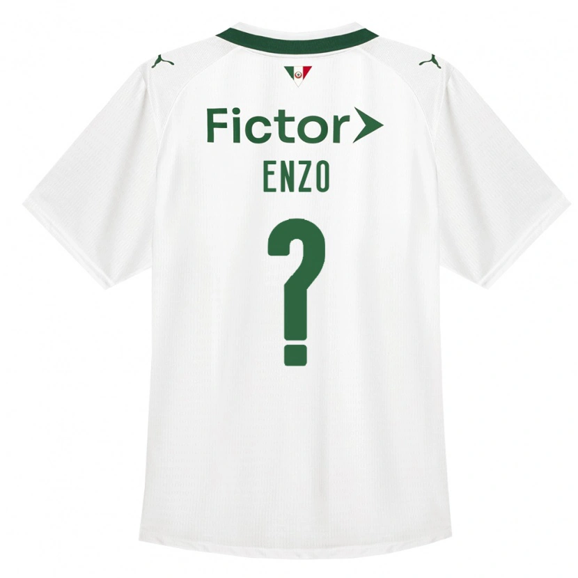 Danxen Mænd Enzo Sernagiotto Lopes #0 Grøn Hvid Udebane Spillertrøjer 2026/27 Trøje T-Shirt