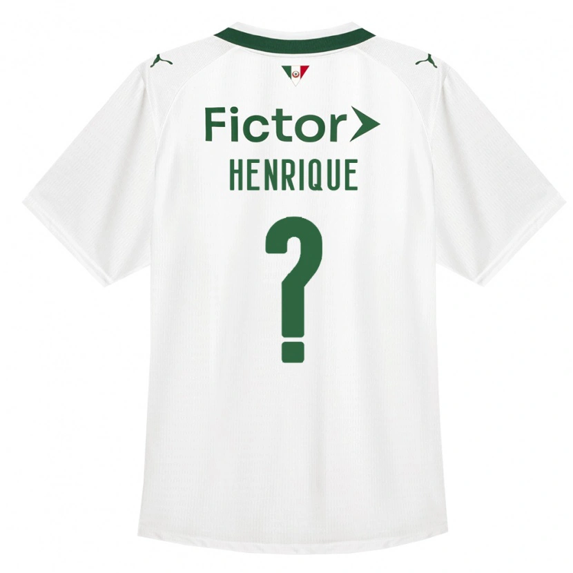 Danxen Mænd Pedro Henrique #0 Grøn Hvid Udebane Spillertrøjer 2026/27 Trøje T-Shirt