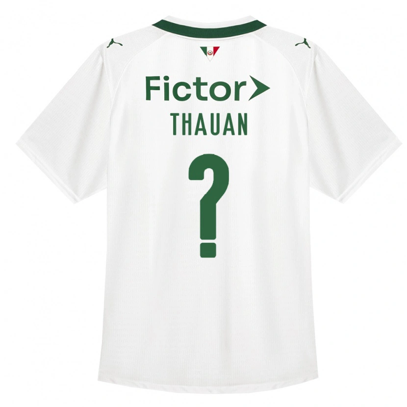 Danxen Mænd Thauan Da Silva Eugênio #0 Grøn Hvid Udebane Spillertrøjer 2026/27 Trøje T-Shirt