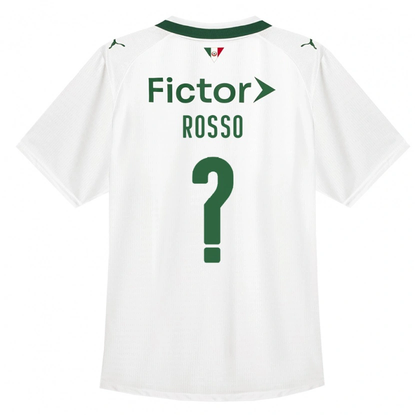 Danxen Mænd Romer Rosso #0 Grøn Hvid Udebane Spillertrøjer 2026/27 Trøje T-Shirt