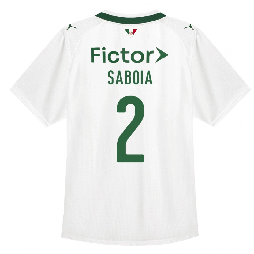 Danxen Mænd Luis Saboia #2 Grøn Hvid Udebane Spillertrøjer 2026/27 Trøje T-Shirt